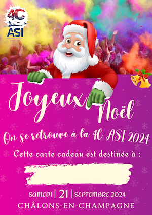 Inscription Adulte (Carte cadeau Noël 2023)